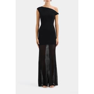 NEW SIR. indigo twist dress in black